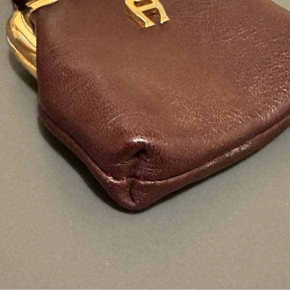 Etienne Aigner Mini Handbag Coin Purse Brown - Picture 5 of 10